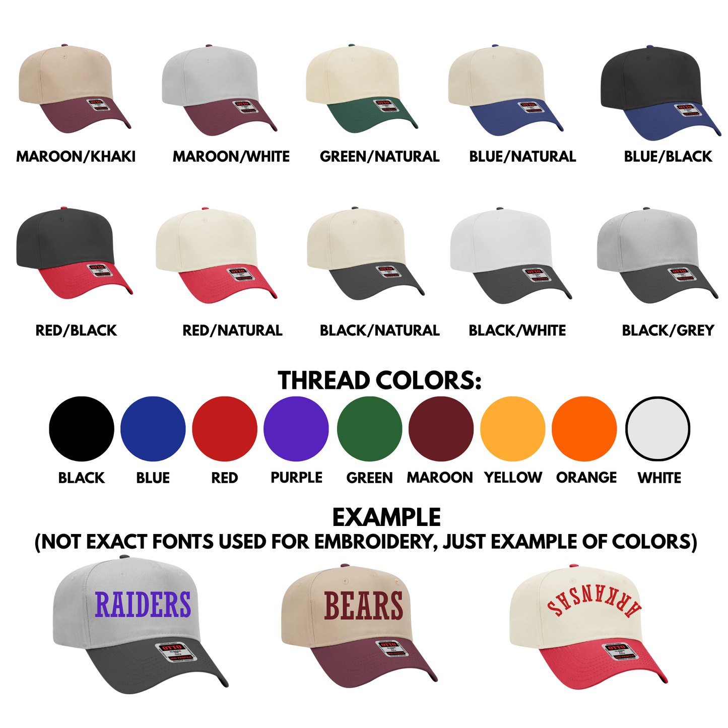 CUSTOM HAT PRE ORDER