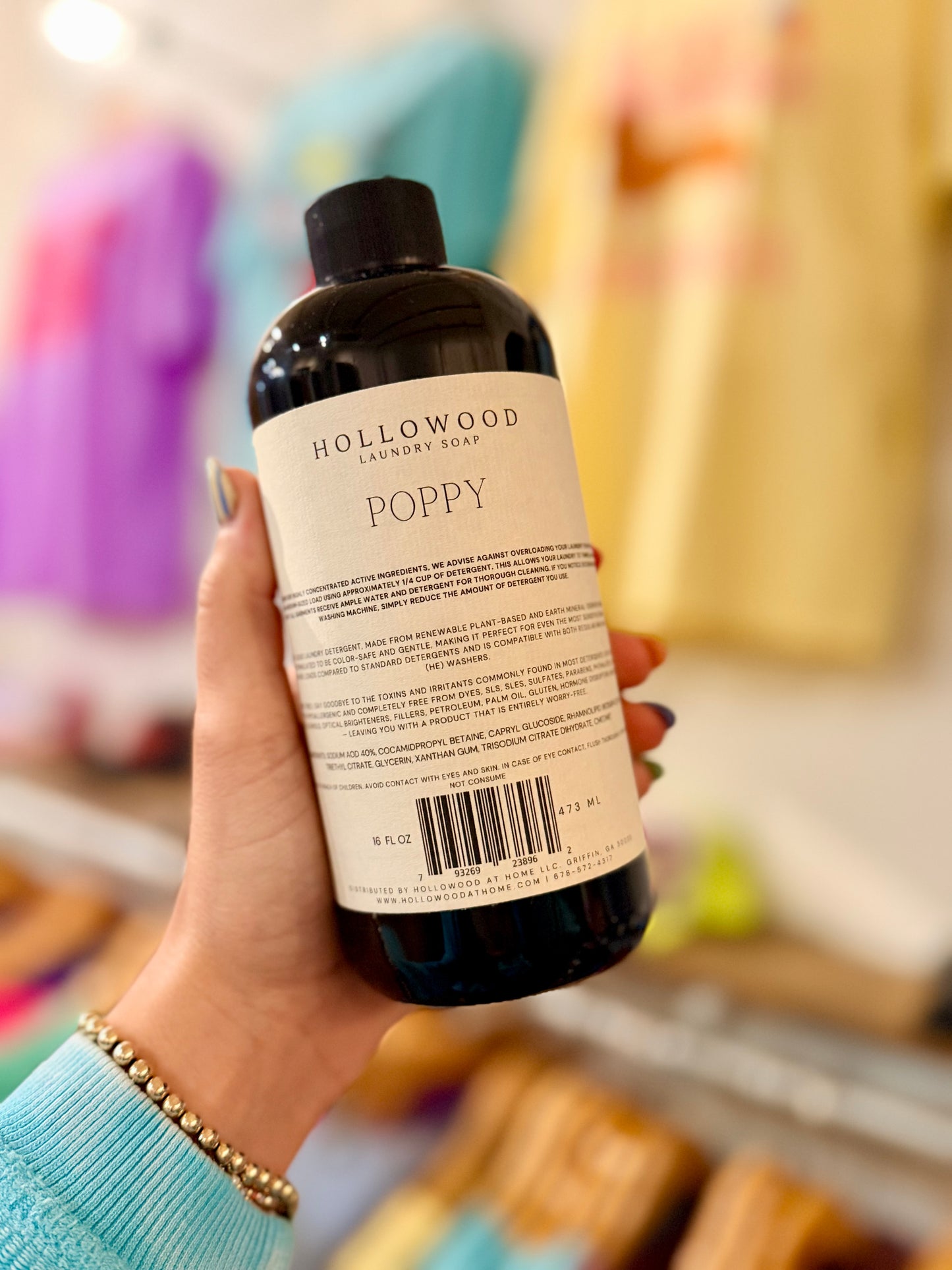 POPPY | 16 OZ | LUXURY LIQUID LAUNDRY SOAP