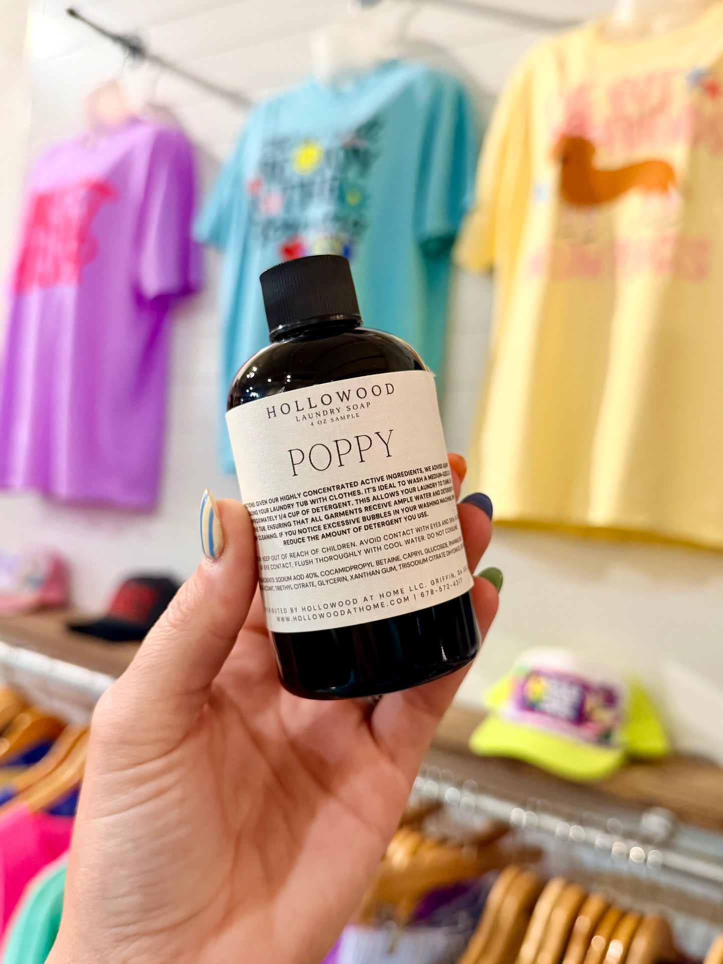 POPPY | 4 OZ SAMPLE | LUXURY LIQUID LAUNDRY SOAP