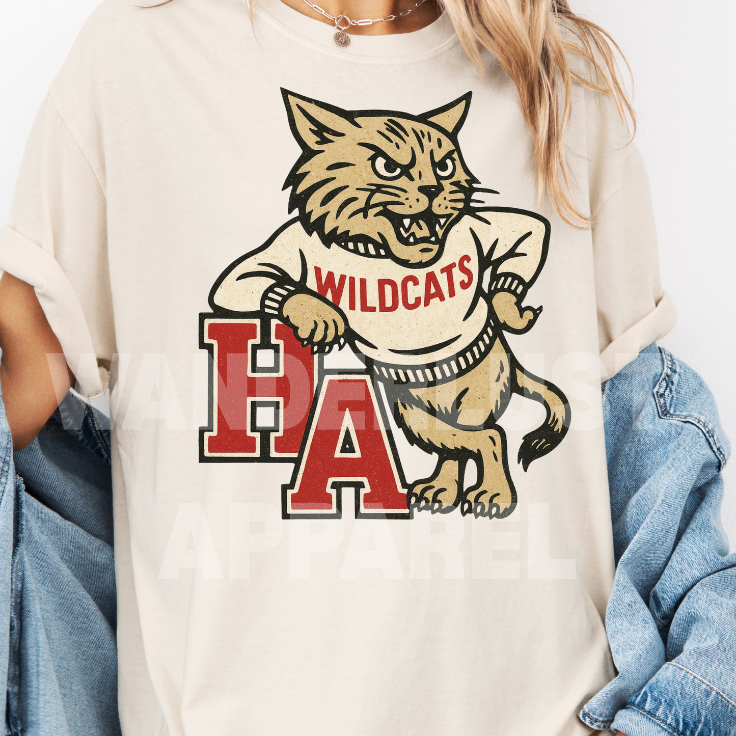 THROWBACK WILDCATS VINTAGE TEE