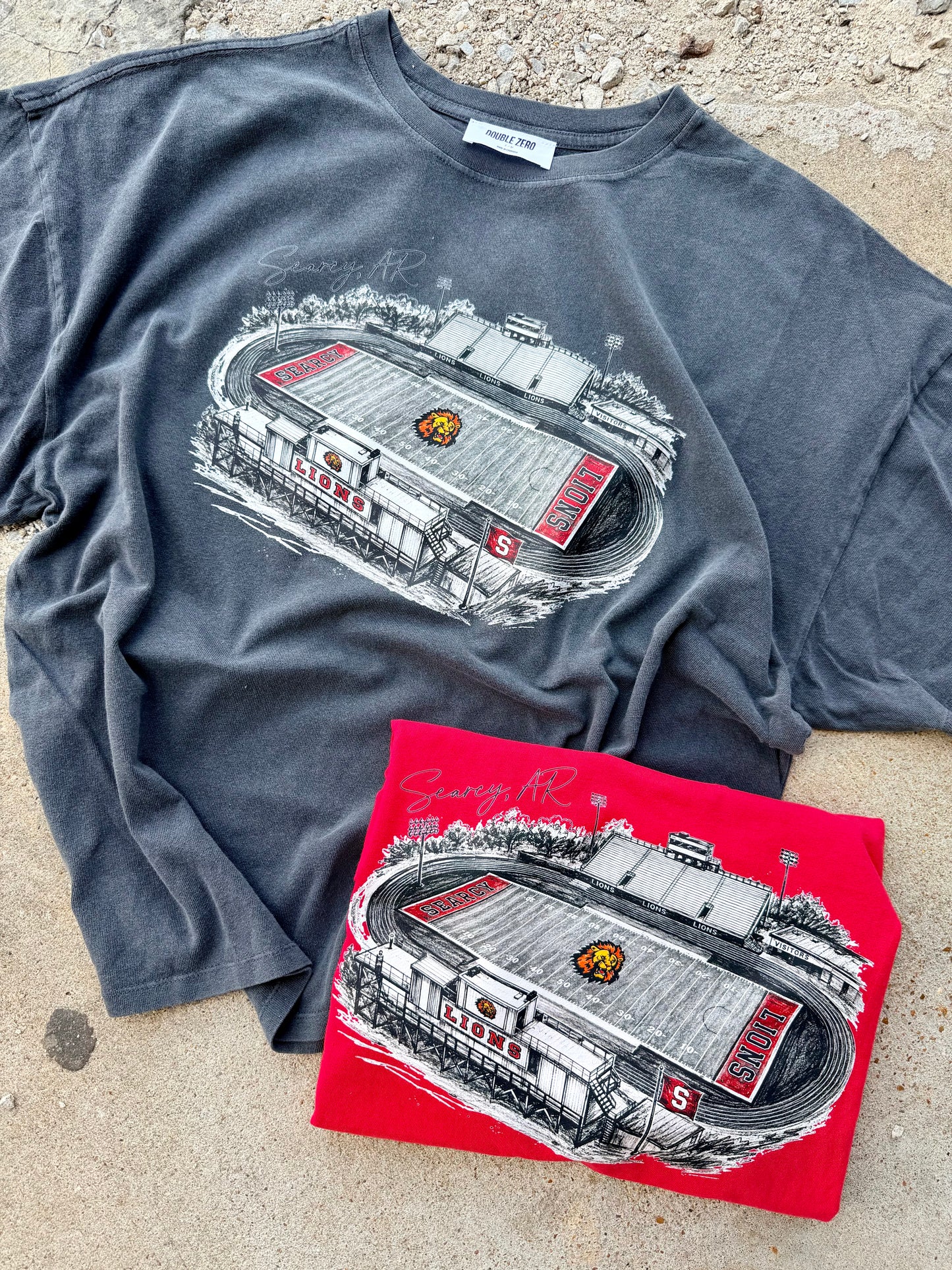 SEARCY LIONS FOOTBALL STADIUM GRAPHIC TEE