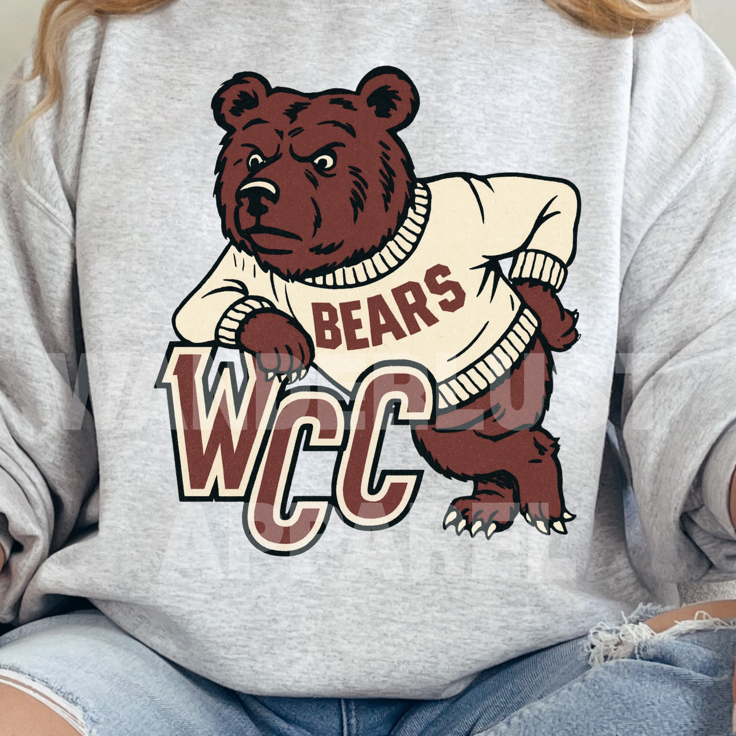 THROWBACK BEARS VINTAGE CREWNECK