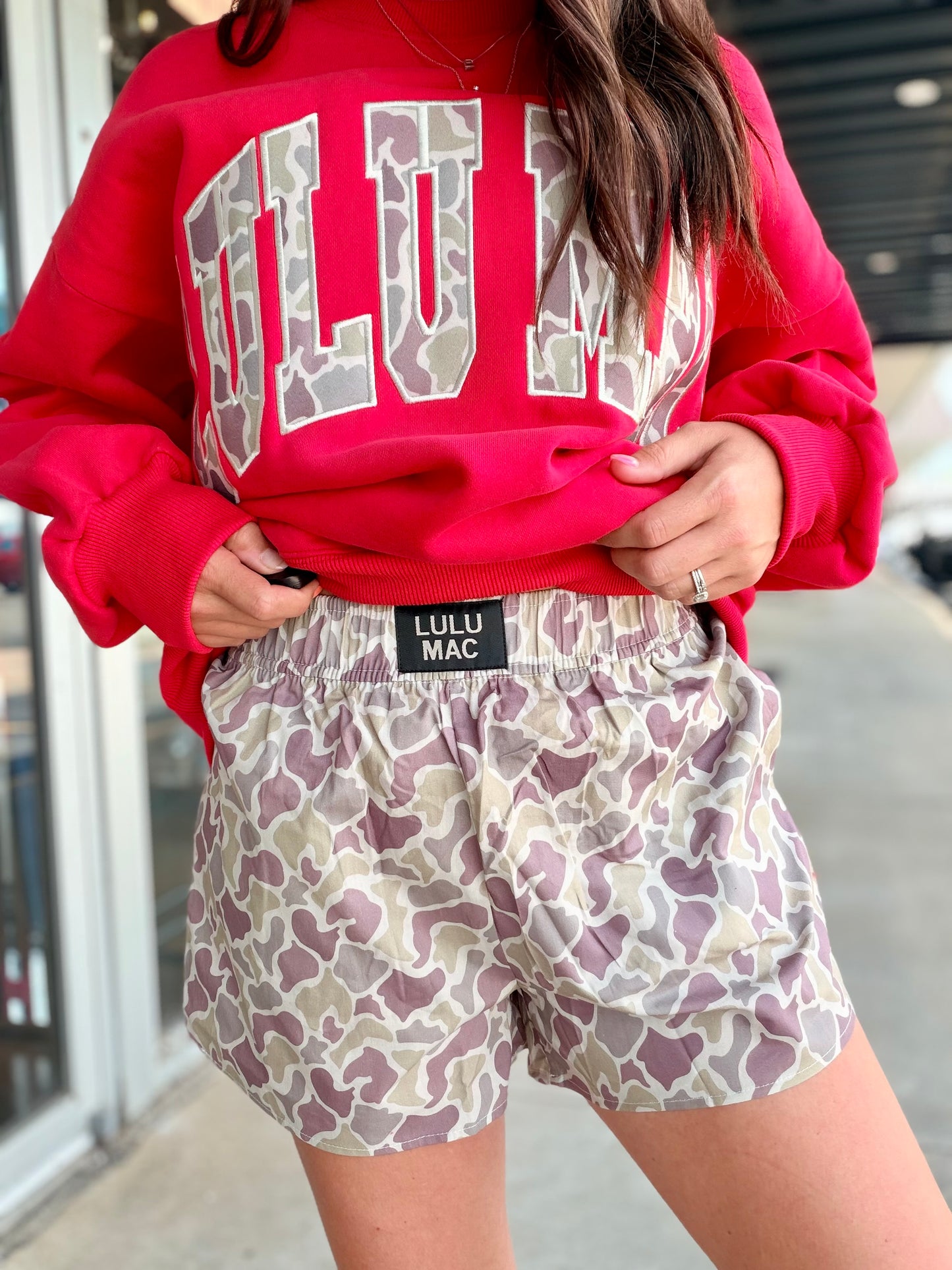 LULU MAC LIGHT CAMO BOXER SHORTS