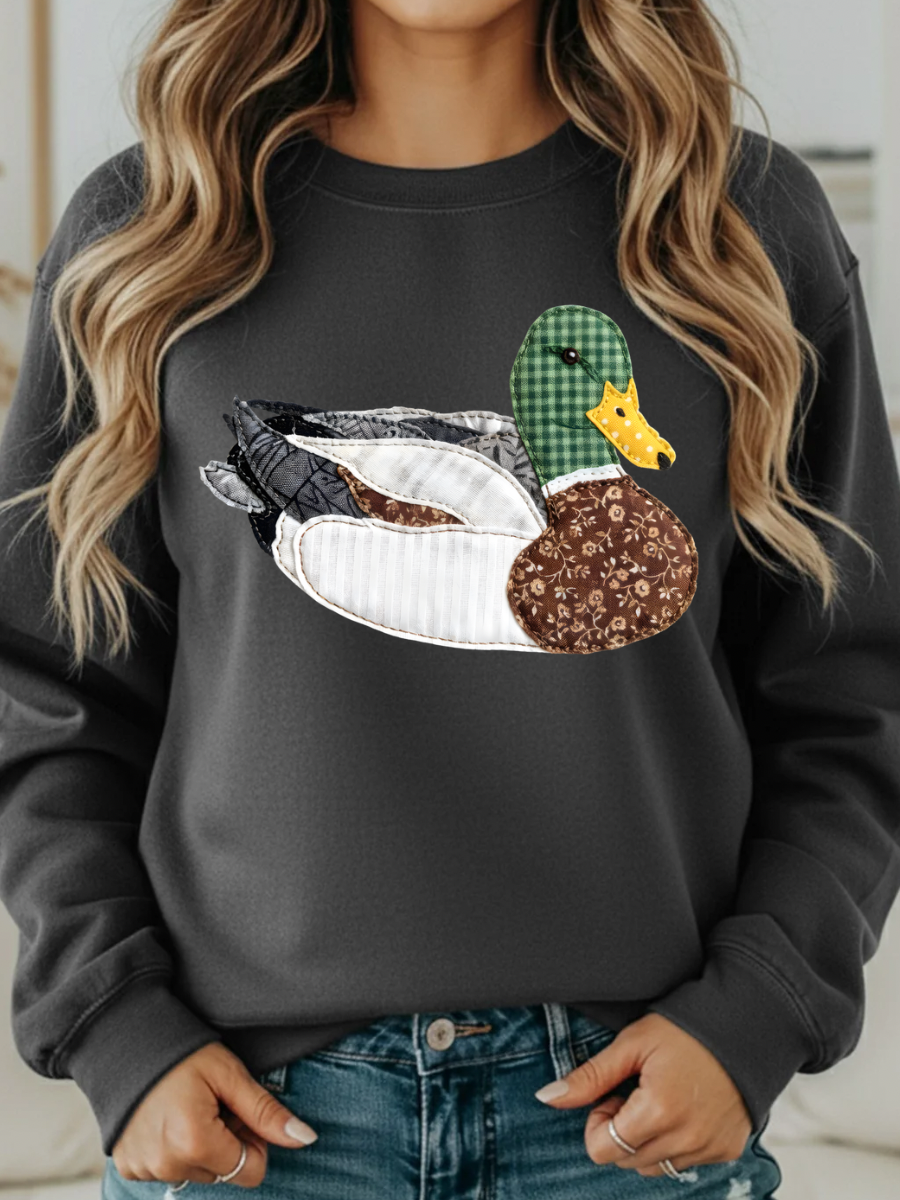 FAUX PATCHWORK MALLARD DUCK | COLORS