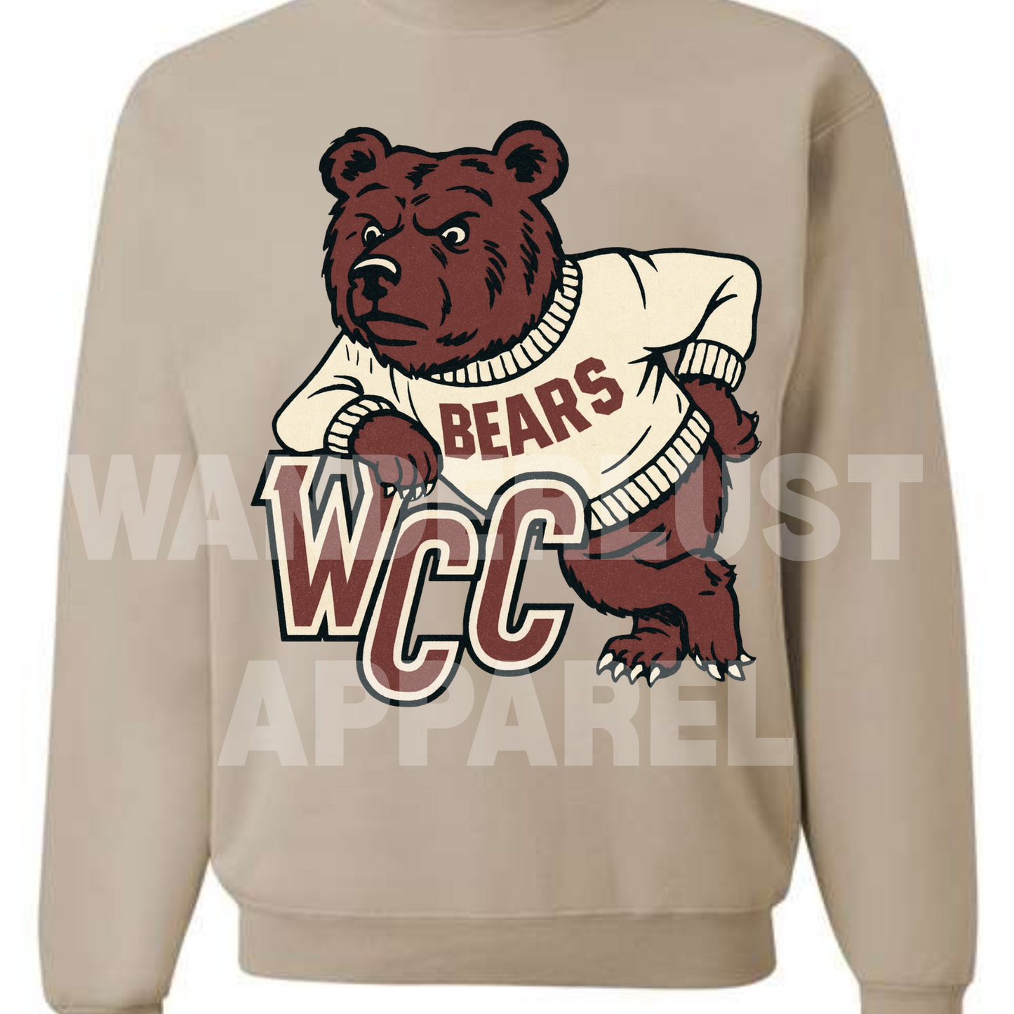 THROWBACK BEARS VINTAGE CREWNECK