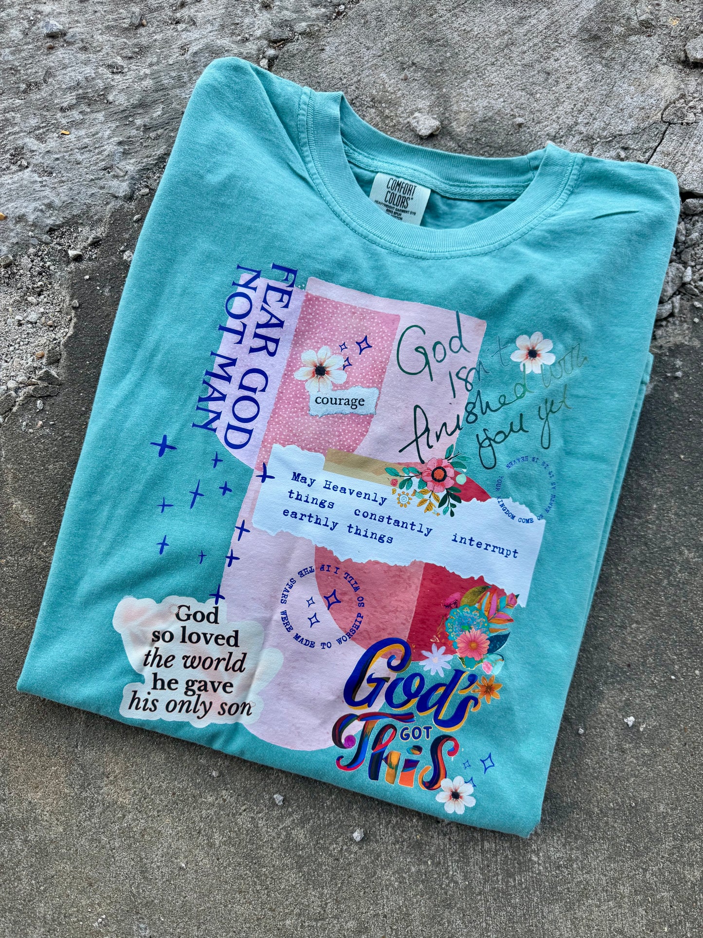 God isn't Finished with you yet graphic tee