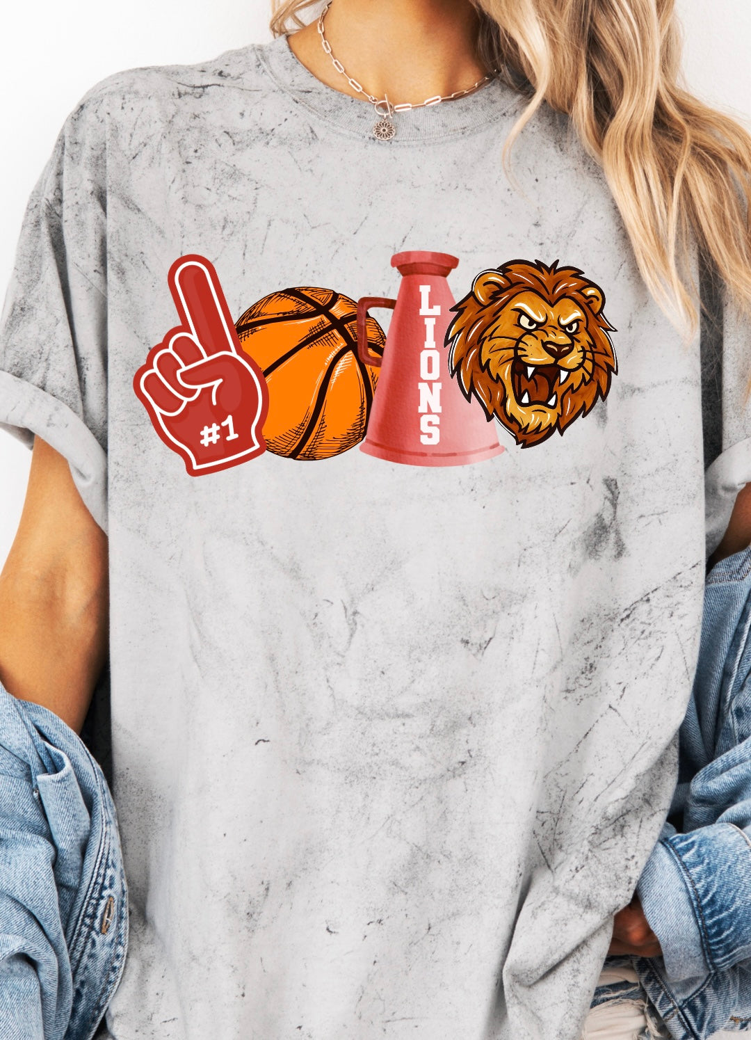 LIONS BASKETBALL ELEMENTS GRAPHIC TEE