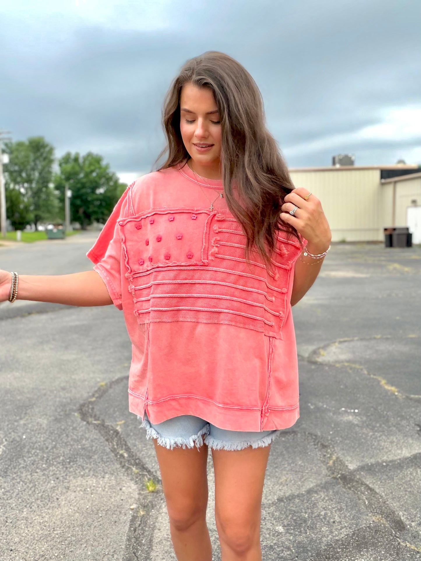 SUNSET FLAG TOP