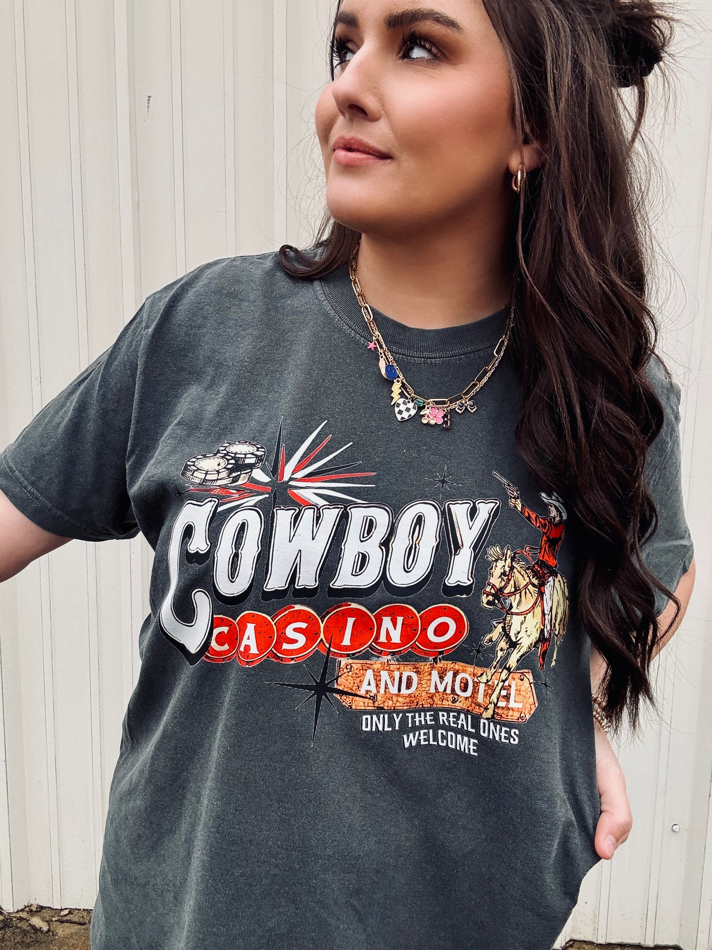 Cowboy Casino graphic tee