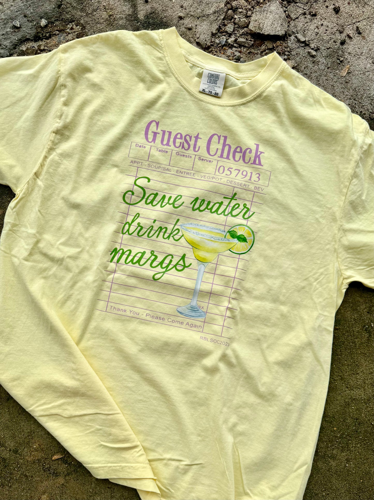 Save water drink Margs graphic tee