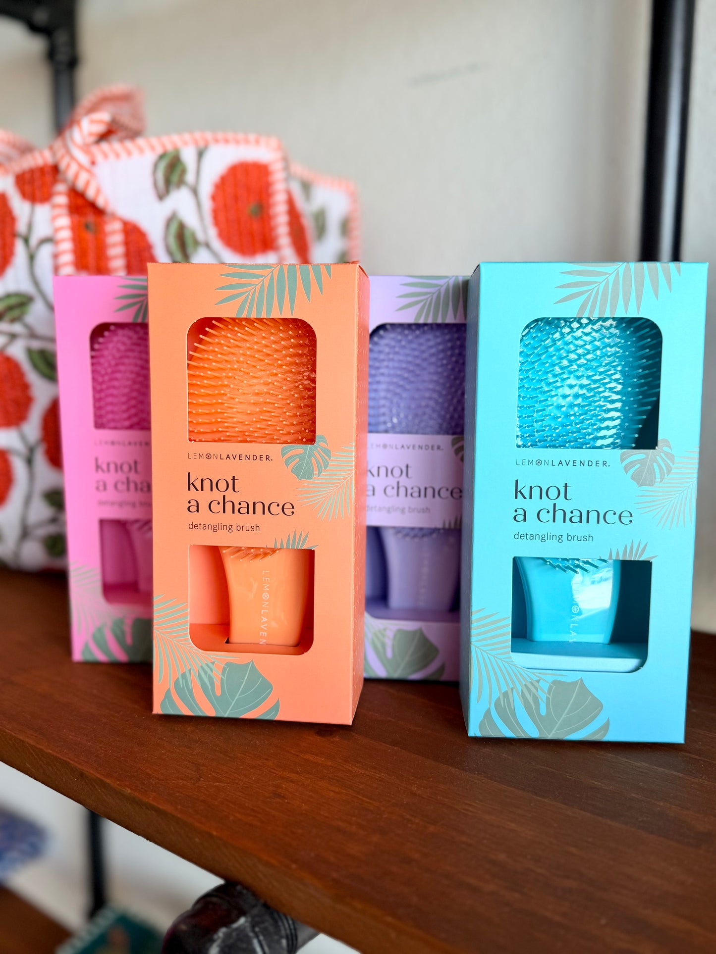 LEMON LAVENDER KNOT A CHANCE DETANGLING BRUSH