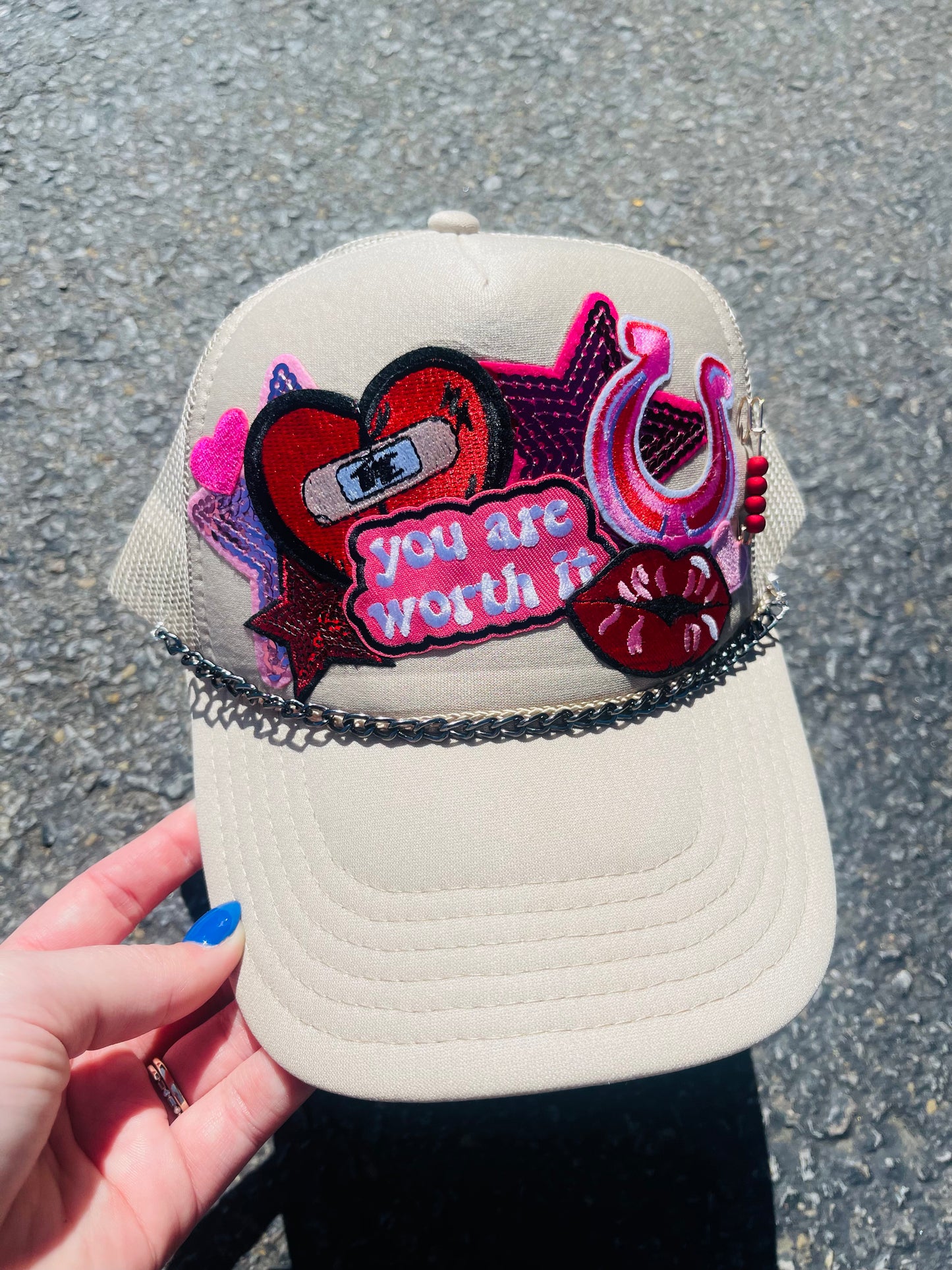 You are worth it trucker hat