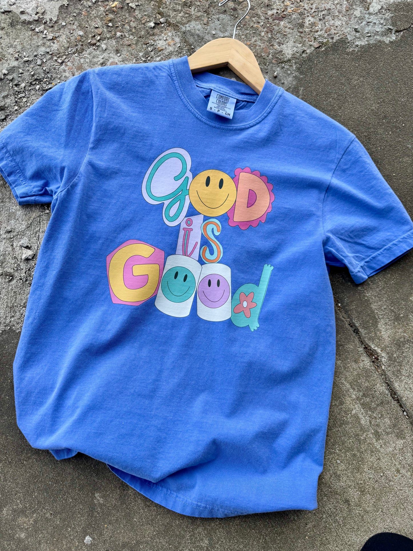 God is Good colorful graphic Tee