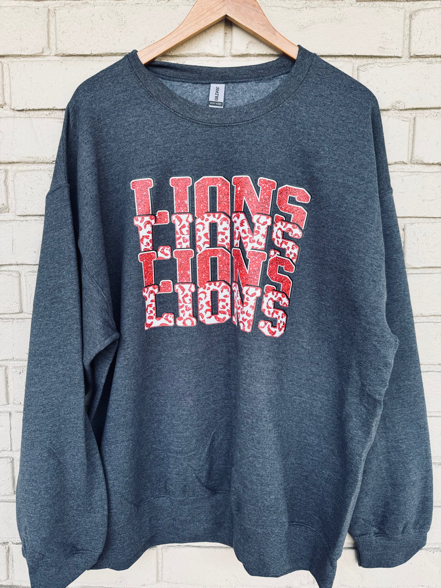 Glitter LIONS Crewneck