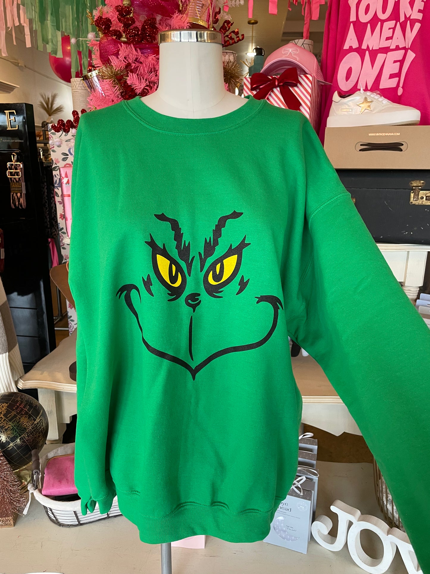 Grinch crewneck