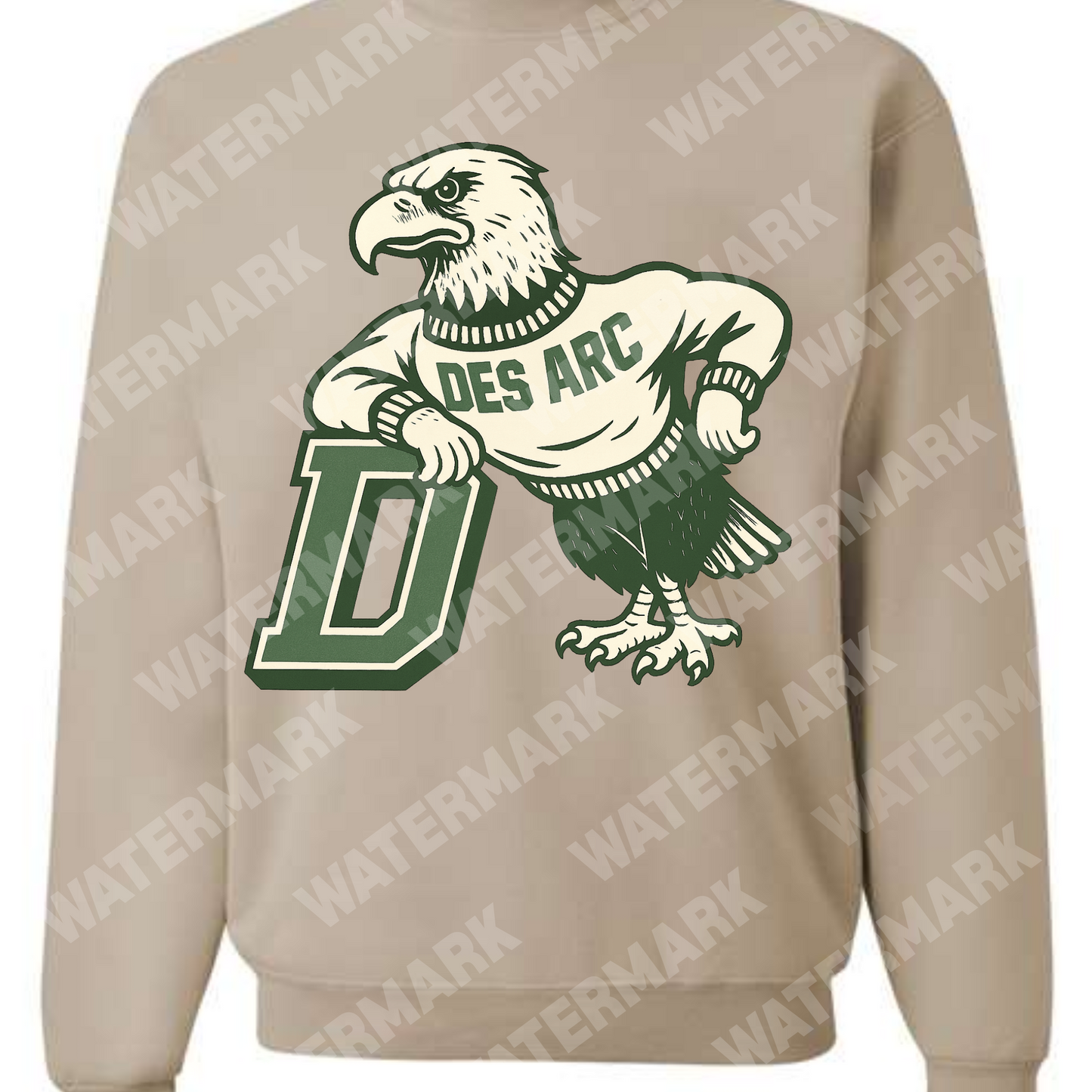 THROWBACK DES ARC EAGLES VINTAGE CREWNECK