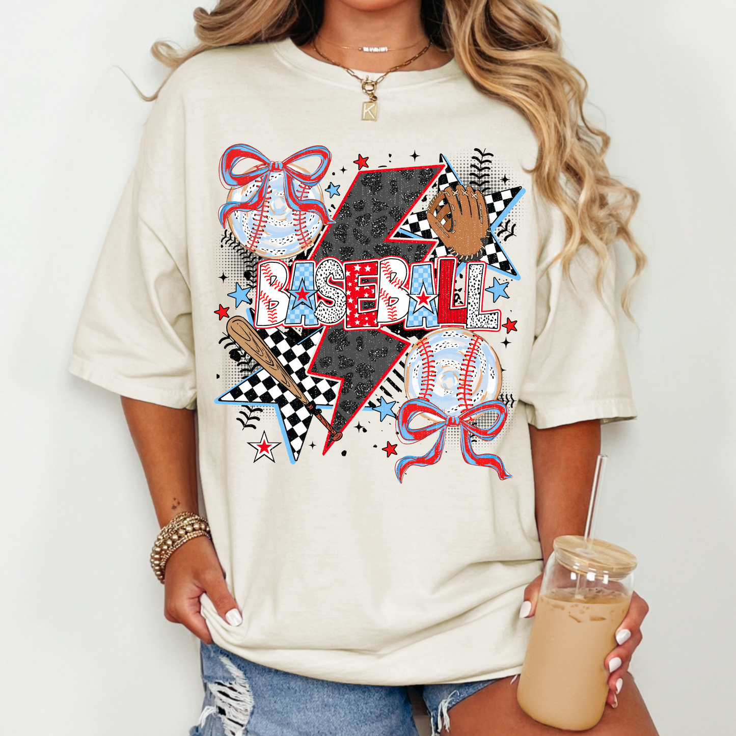 Leopard Baseball Graphic Tee