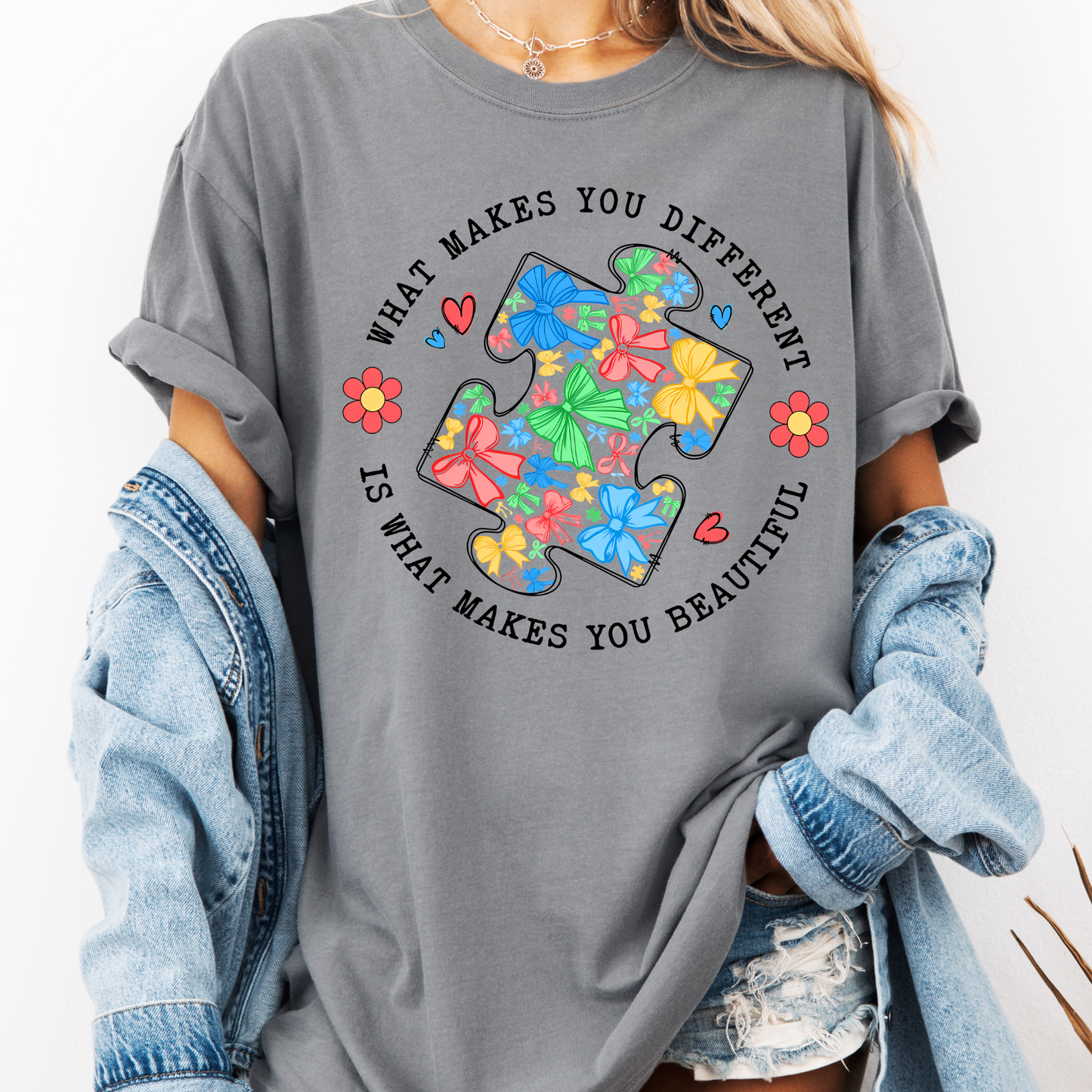 What Makes You Different Autism Awareness Graphic Tee