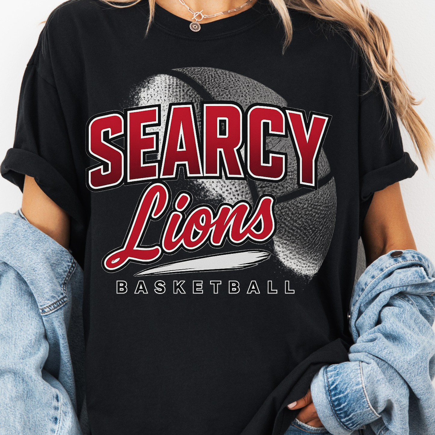SEARCY LIONS BASKETBALL GRAPHIC TEE