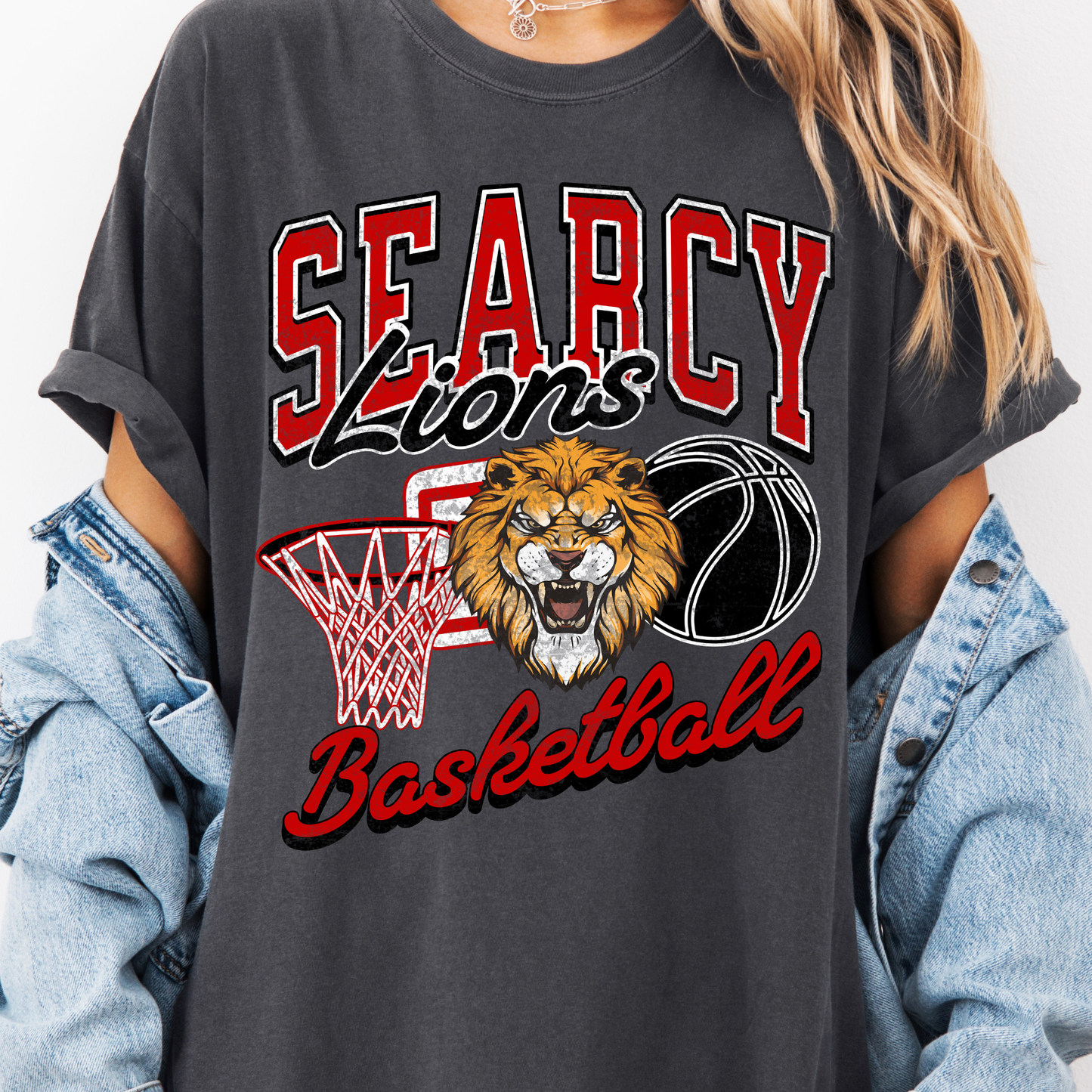 SEARCY VINTAGE BASKETBALL GRAPHIC TEE