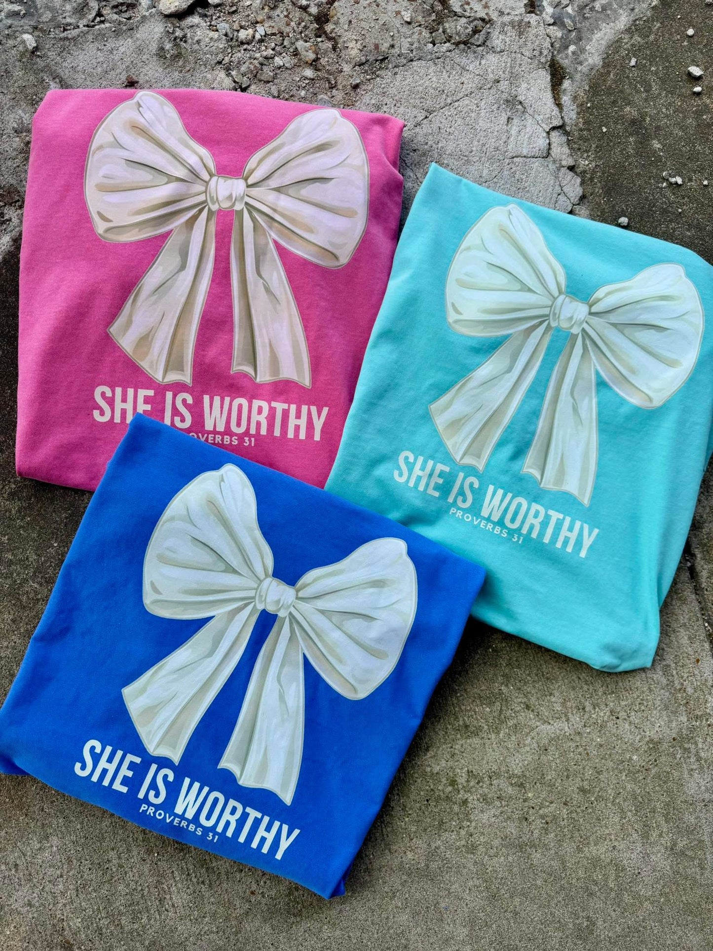 She is Worthy graphic tee