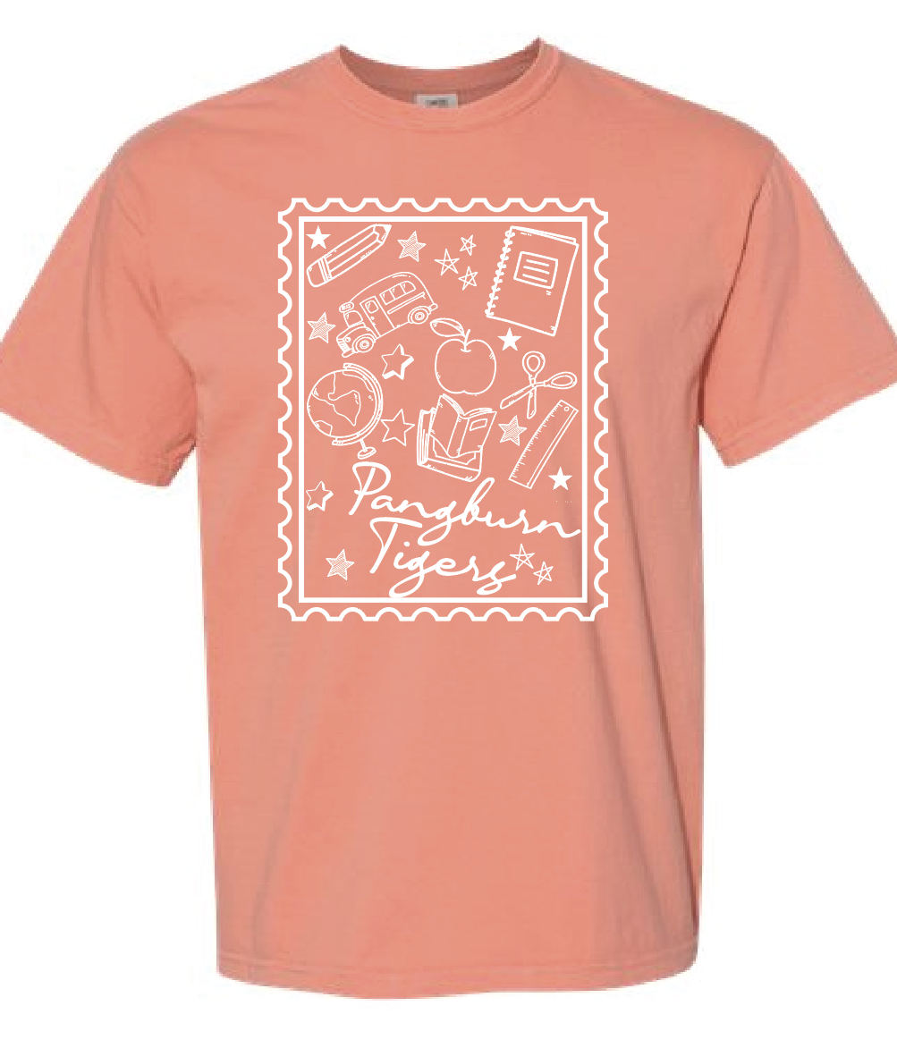 PANGBURN TIGERS STAMP TEE