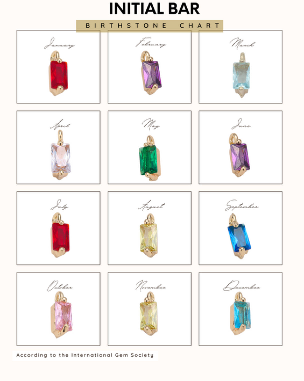 Necklace Bar |STONE ONLY|