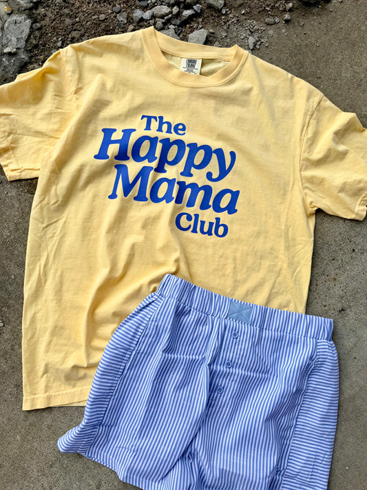 THE HAPPY MAMA CLUB TEE | BUTTER