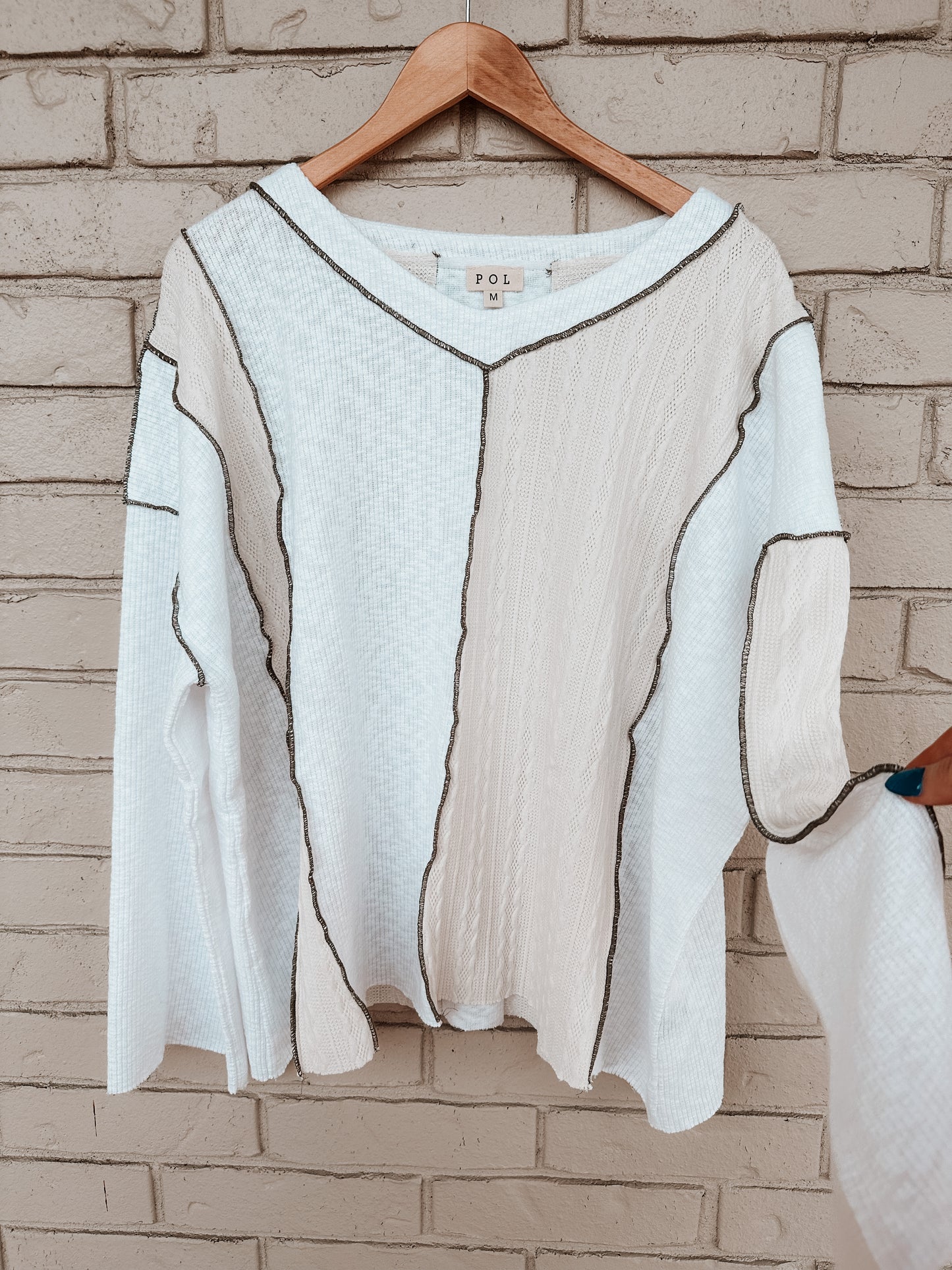 Back In Time Cream Sweater