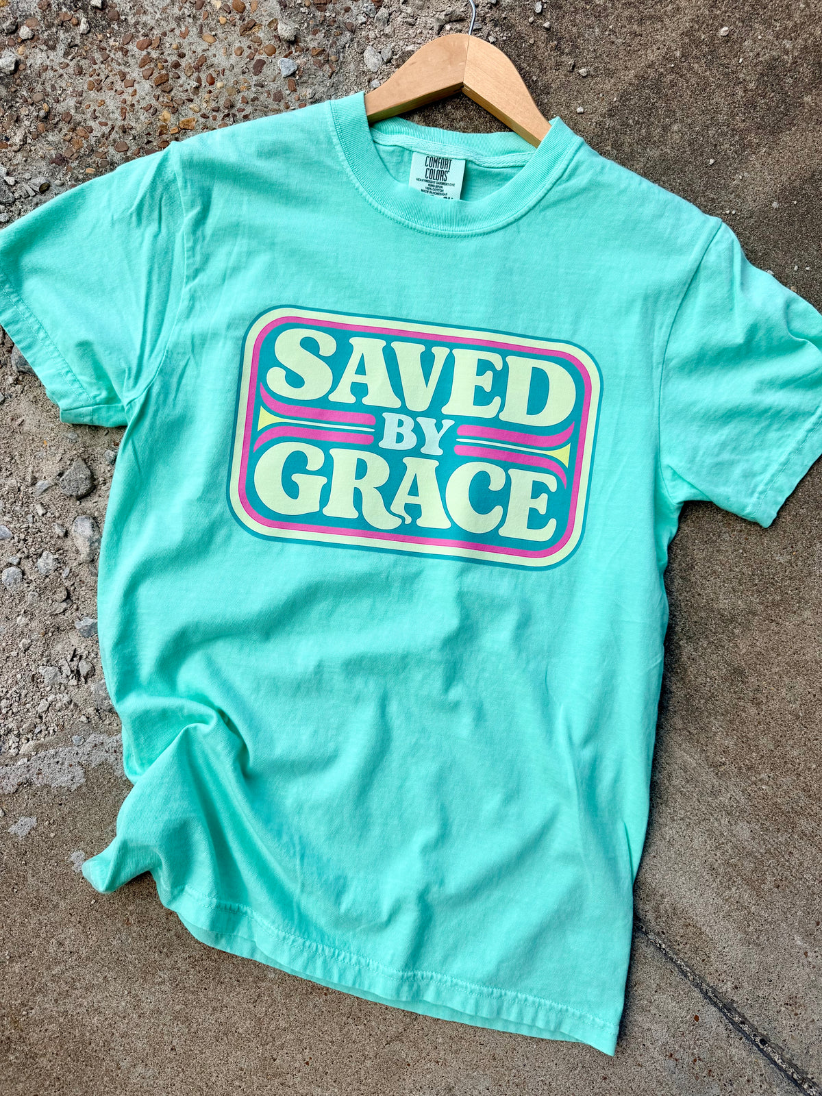 SAVED BY GRACE GRAPHIC TEE