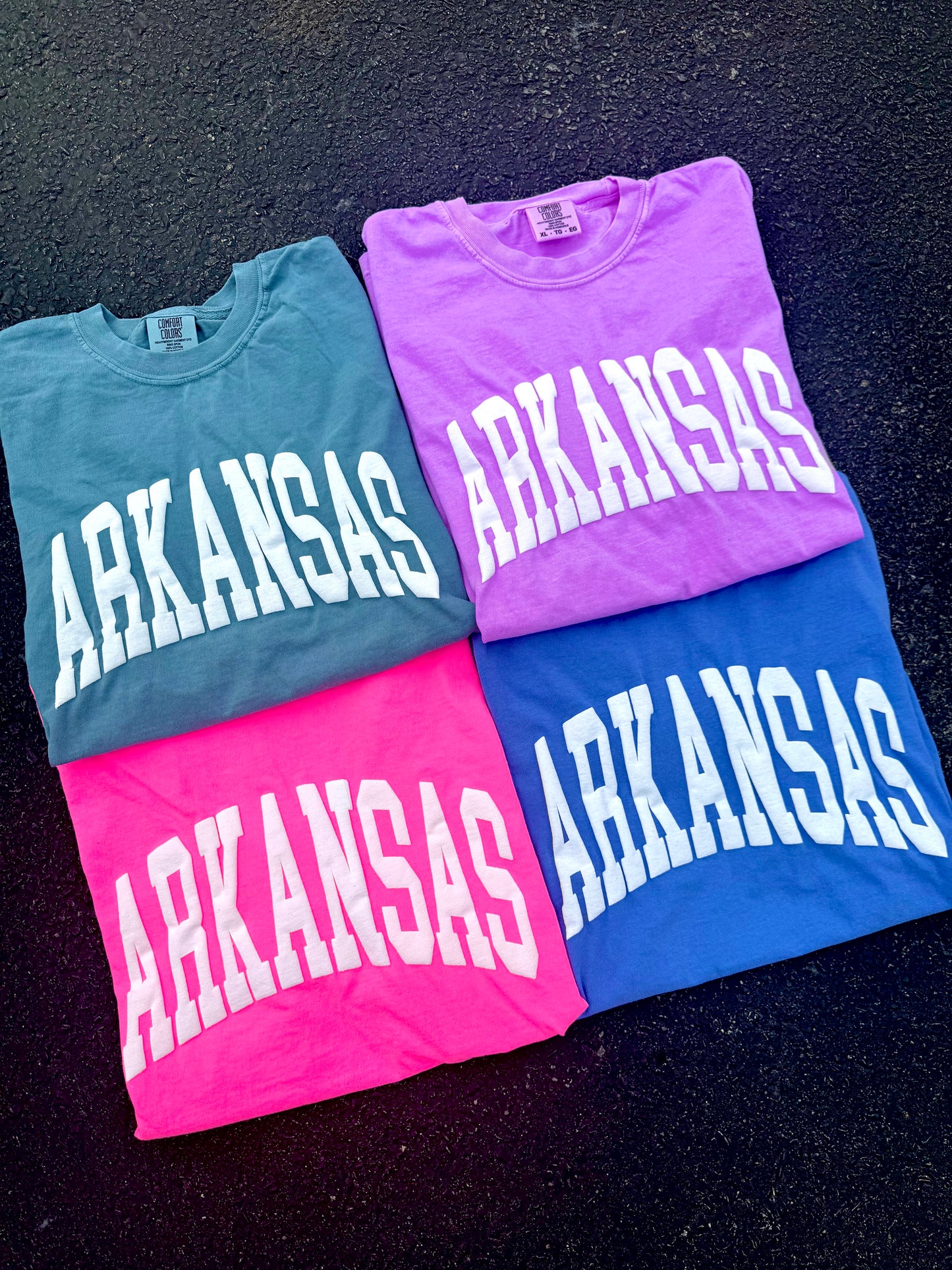 ARKANSAS PUFF GRAPHIC TEE OR CREWNECK |CHOOSE YOUR COLOR  PER-ORERED