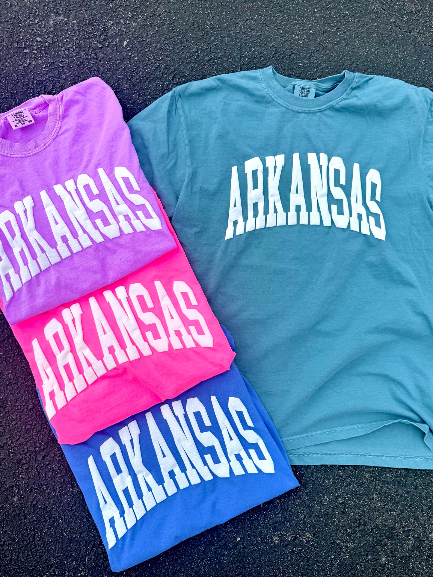 ARKANSAS PUFF GRAPHIC TEE OR CREWNECK |CHOOSE YOUR COLOR  PER-ORERED
