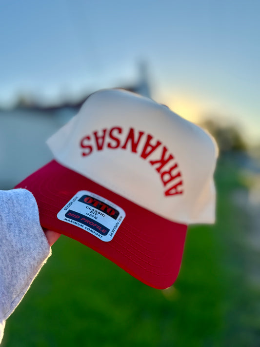 Upside down Arkansas Hat