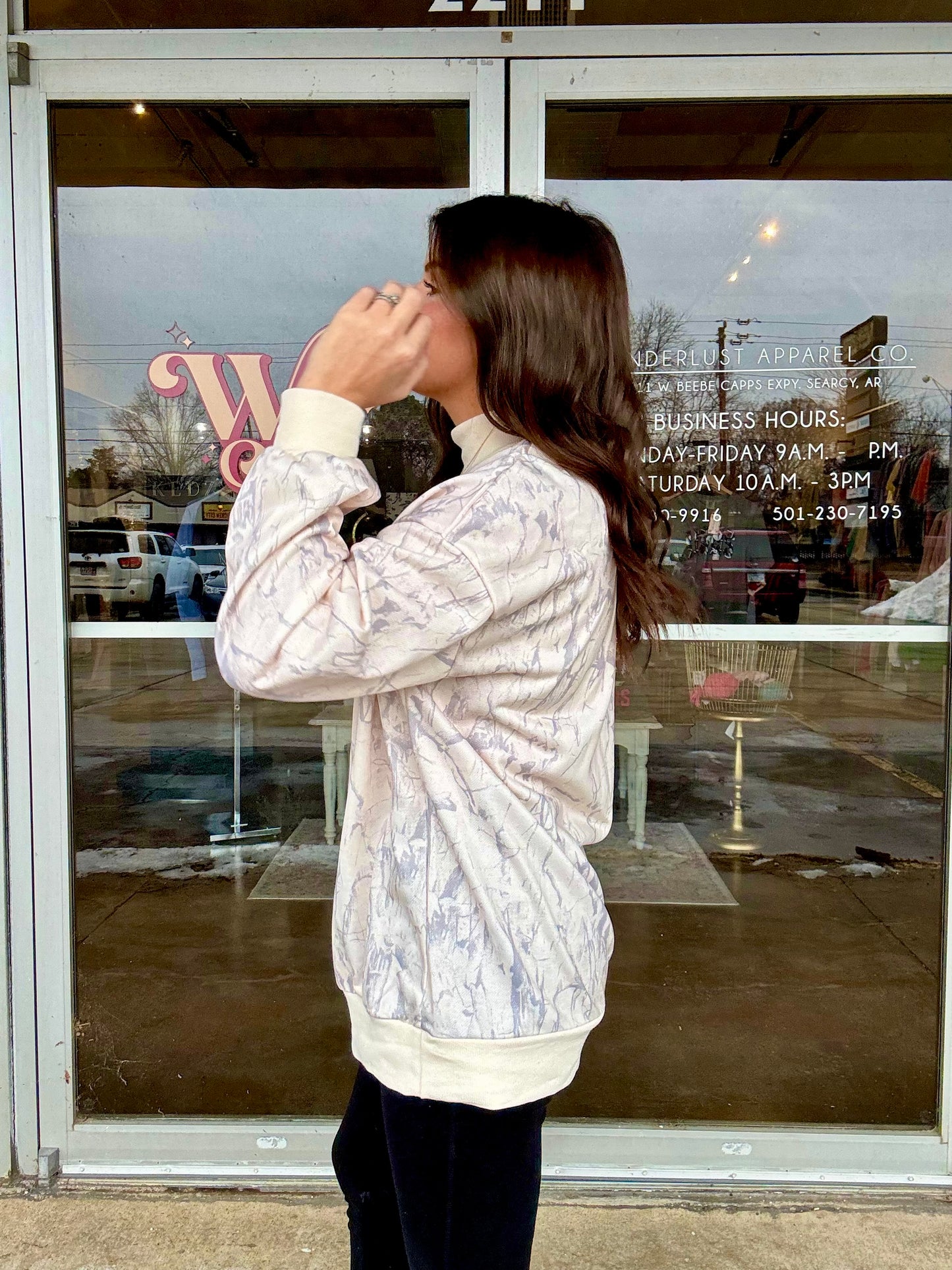CAMO LIGHTWEIGHT MOCKNECK