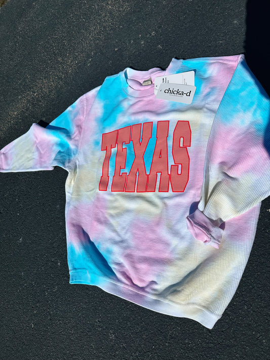 Texas Dyed Corded Sweatshirt | CHICK-A-D