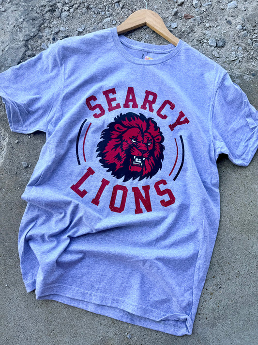 VINTAGE SEARCY LIONS MASCOT GRAPHIC TEE