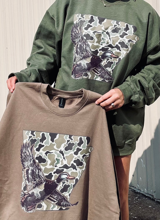 AR DUCK CAMO CREWNECK