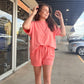 MINERAL WASHED KNIT SET