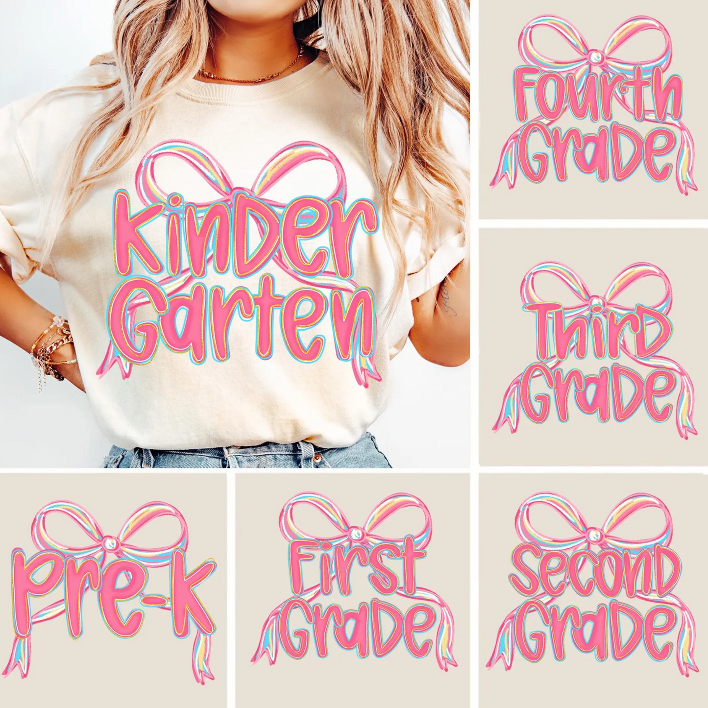 Back to School Bow graphic tee