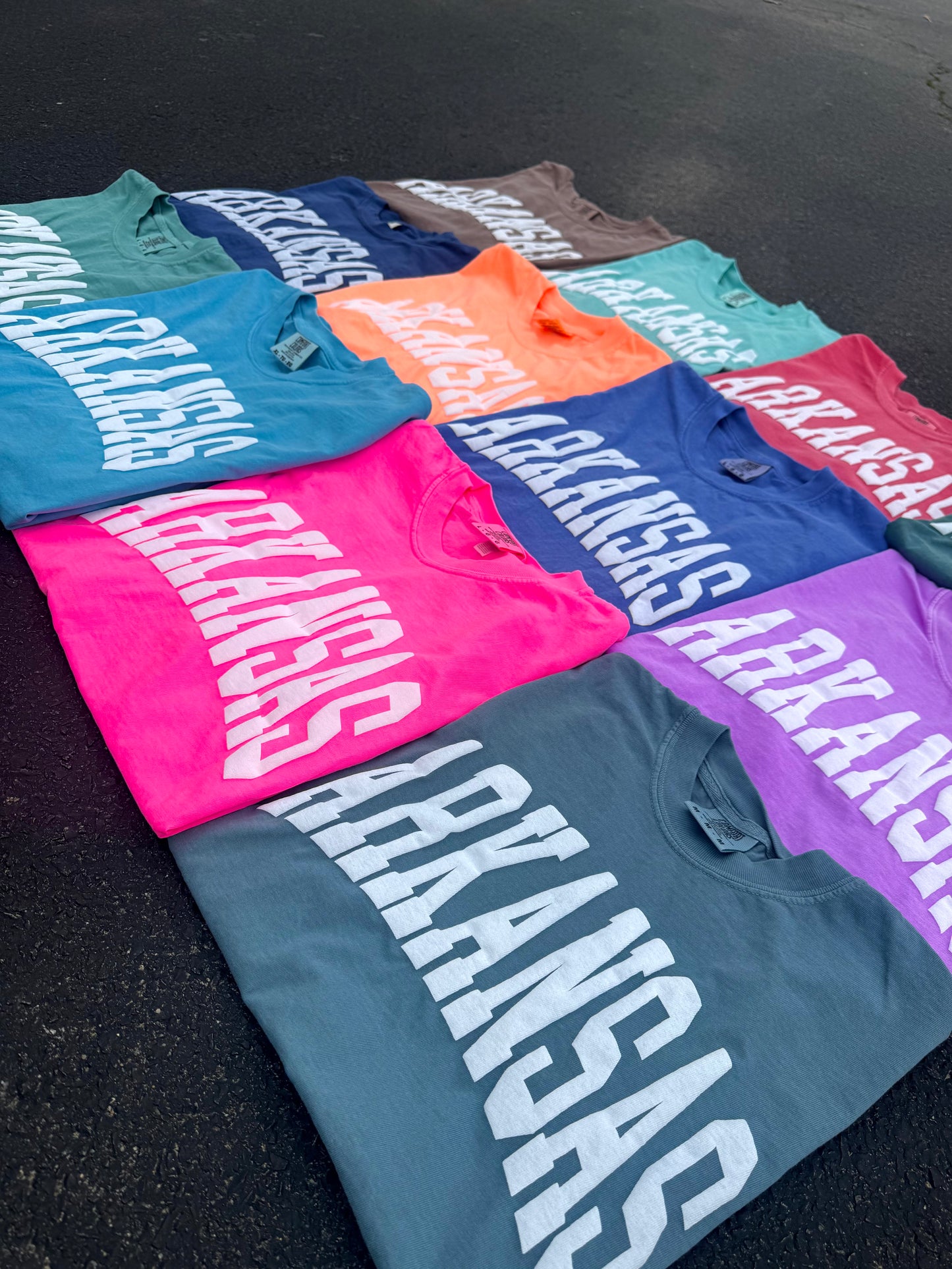 ARKANSAS PUFF GRAPHIC TEE OR CREWNECK |CHOOSE YOUR COLOR  PER-ORERED