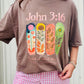 JOHN 3:16 PATCH GRAPHIC TEE