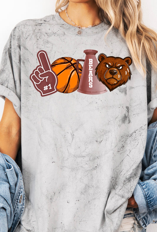 BEARS BASKETBALL ELEMENTS GRAPHIC TEE