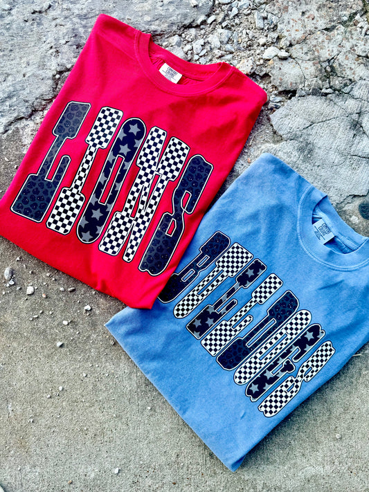 BOLD PATTERN MASCOTS GRAPHIC TEE YOUTH | OPTIONS