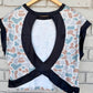 CAMO CROSS BACK TOP