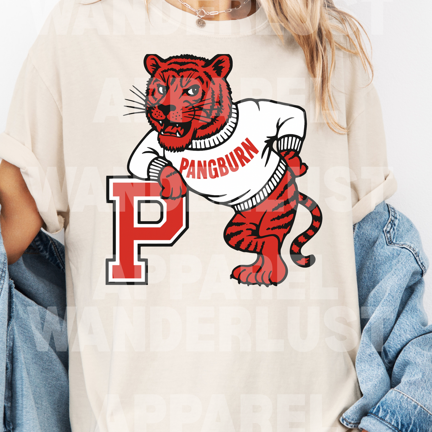THROWBACK PANGBURN TIGERS VINTAGE TEE