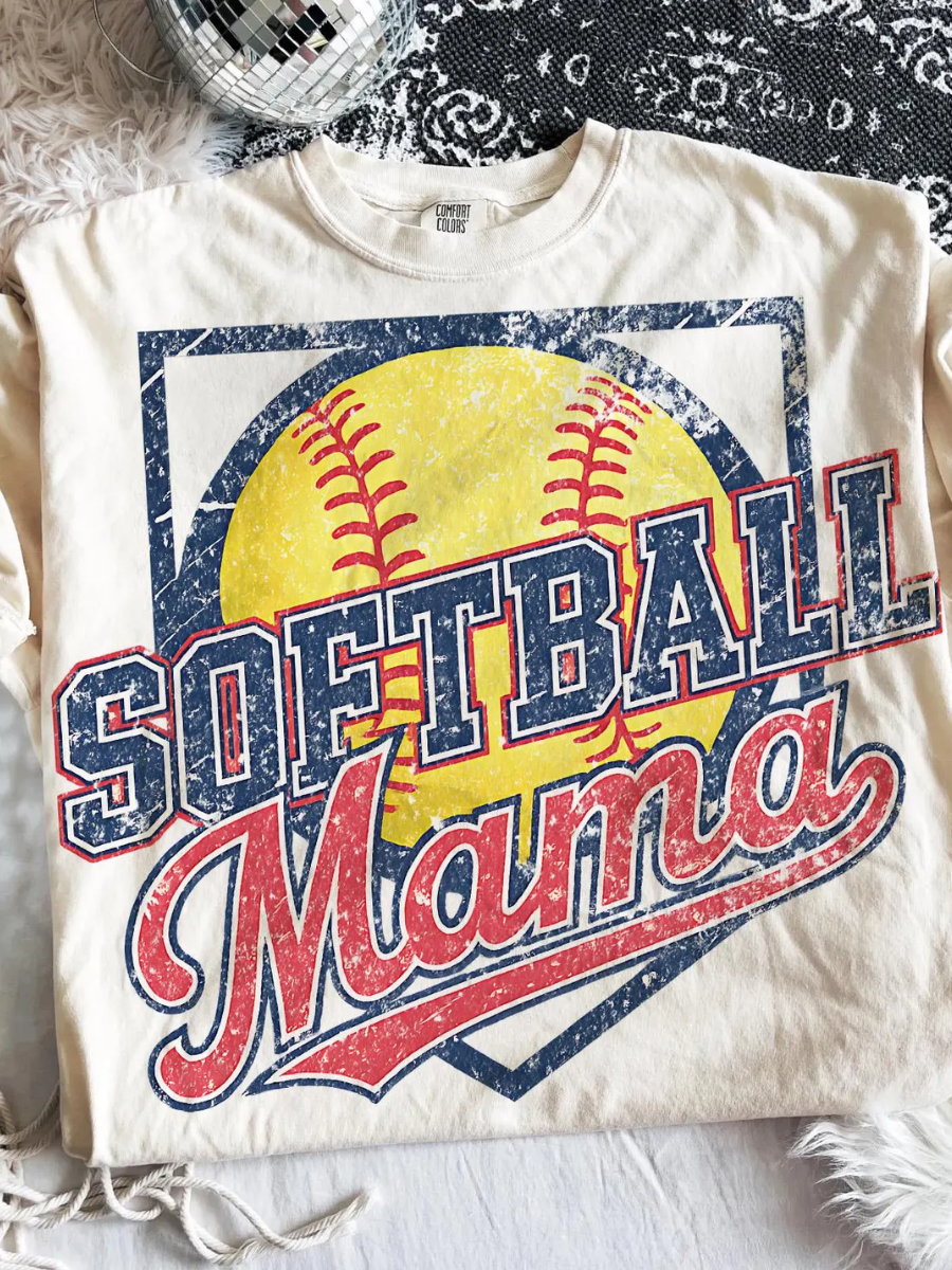 VINTAGE SOFTBALL MAMA | IVORY