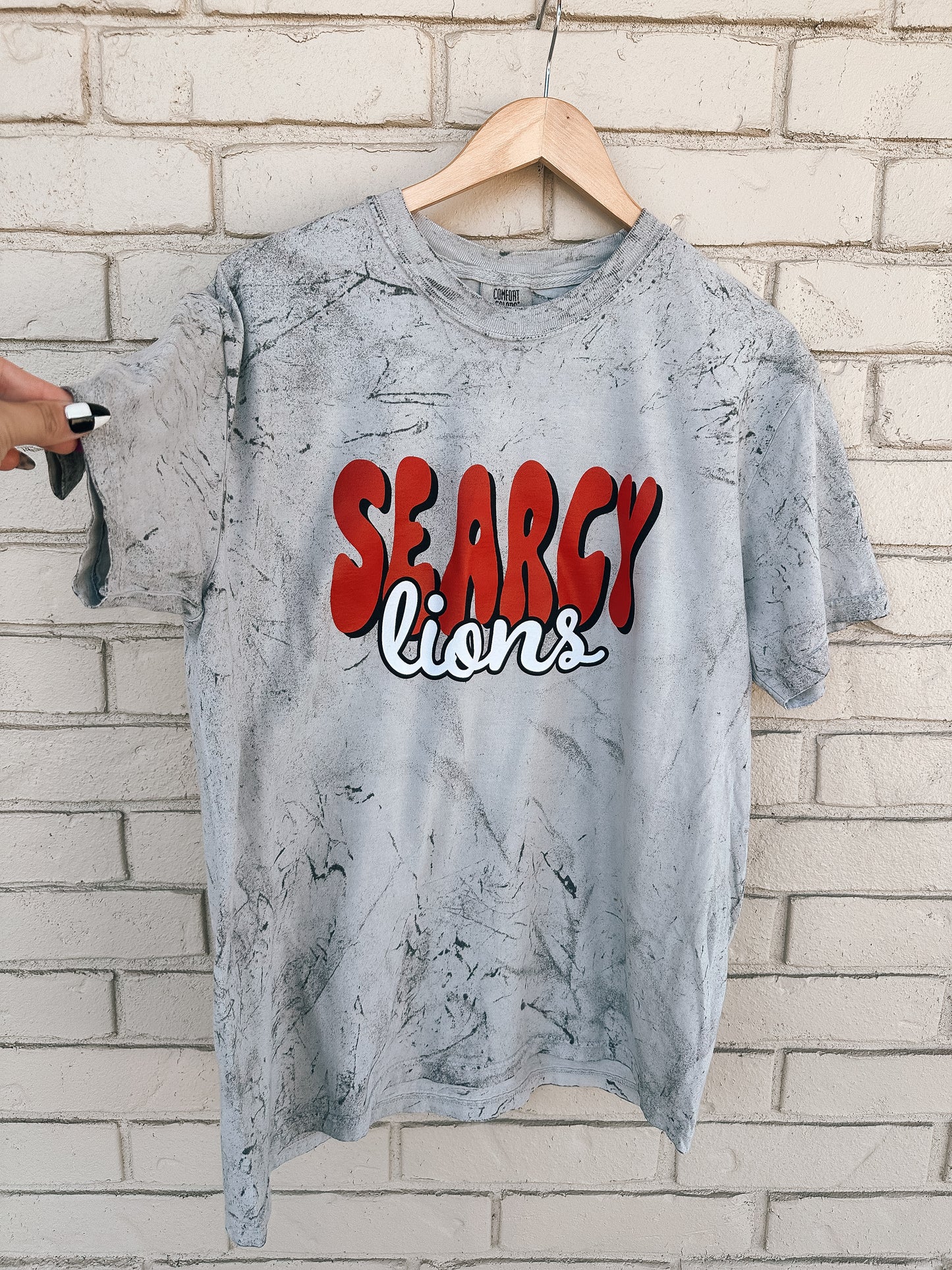 Searcy Lions Tee | Smoke Colorblast