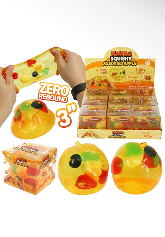 JUMBO ASSORTED APPLE SQUISHY