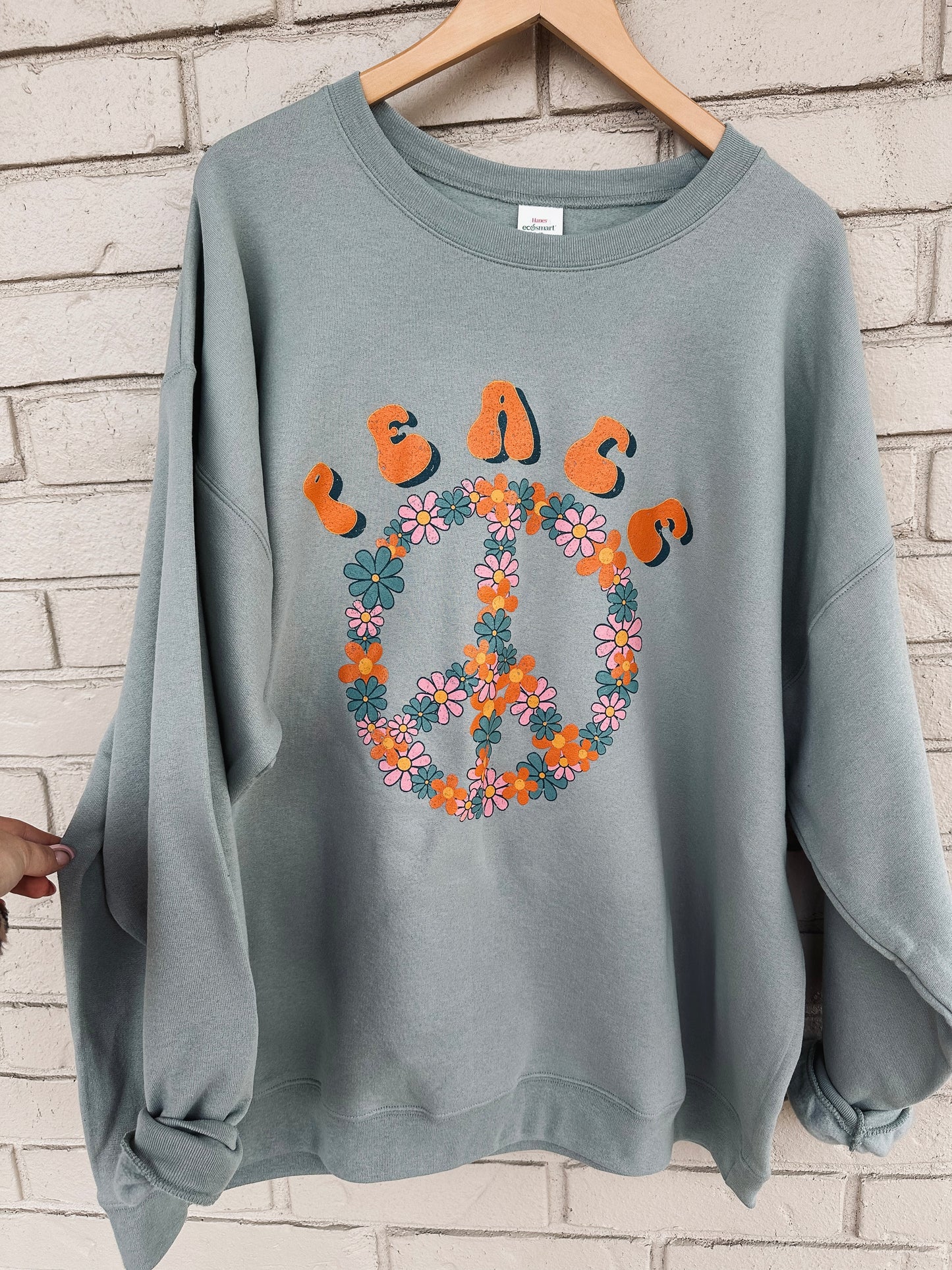 Peace Grungy Sweatshirt | HANES