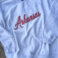 ARKANSAS EMBROIDERED CREWNECK SWEATSHIRT